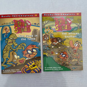 the Stink Squad set of 2 books